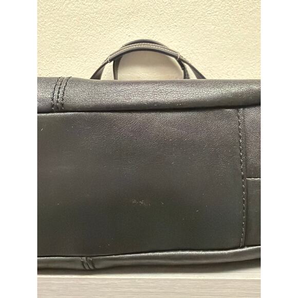 Coach Y2K Soho Leather Lynn Pleated Hobo Buckle Black Shoulder Bag Purse F15527 - Picture 10 of 16